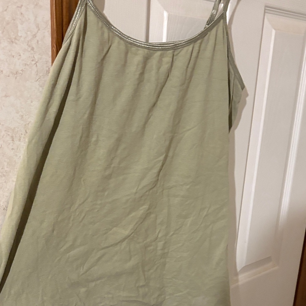 Women's Olive Green Camisole Top Size 22.